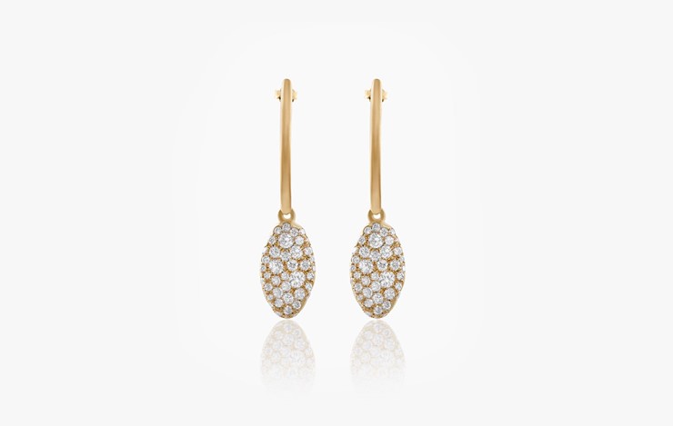 BABY MALAK ORIGINAL DROP MARQUISE EARRINGS